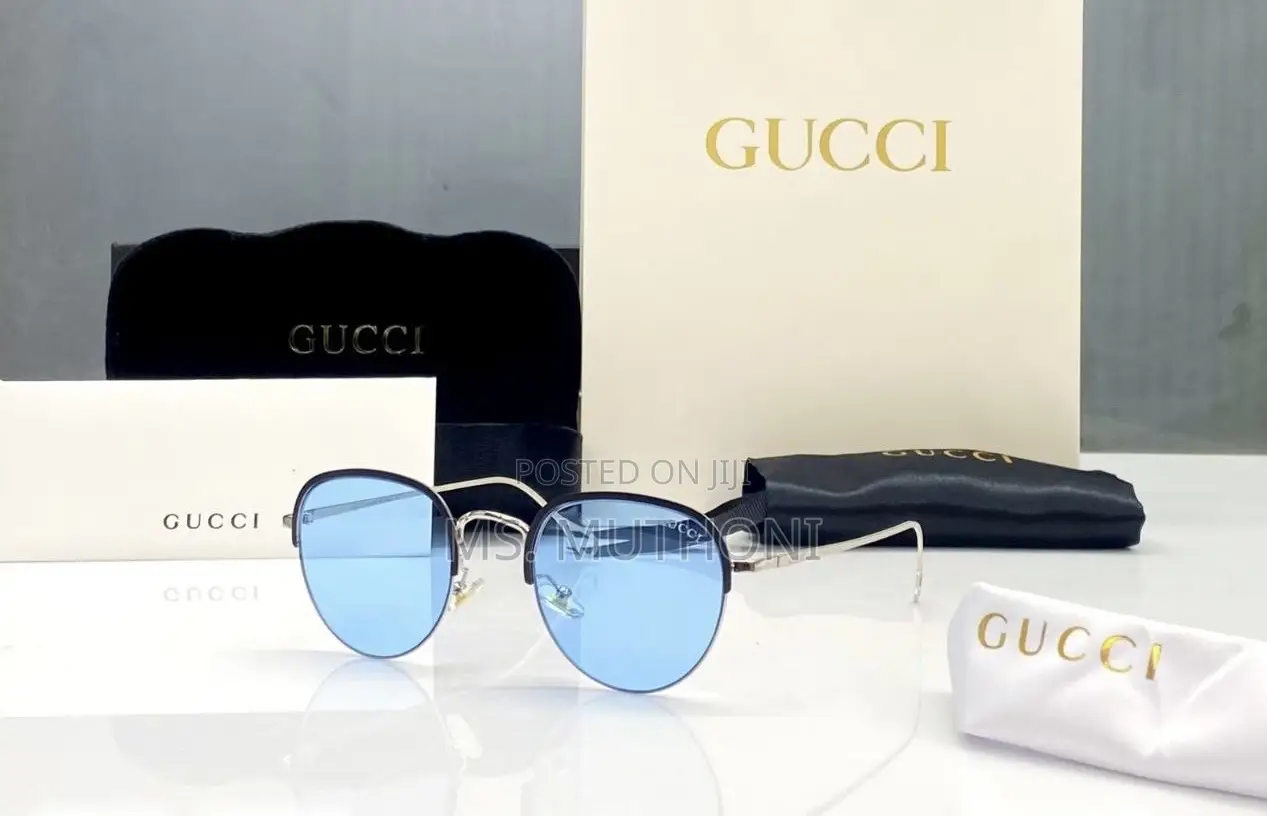 Gucci Semirimless Polarized Sunglasses
