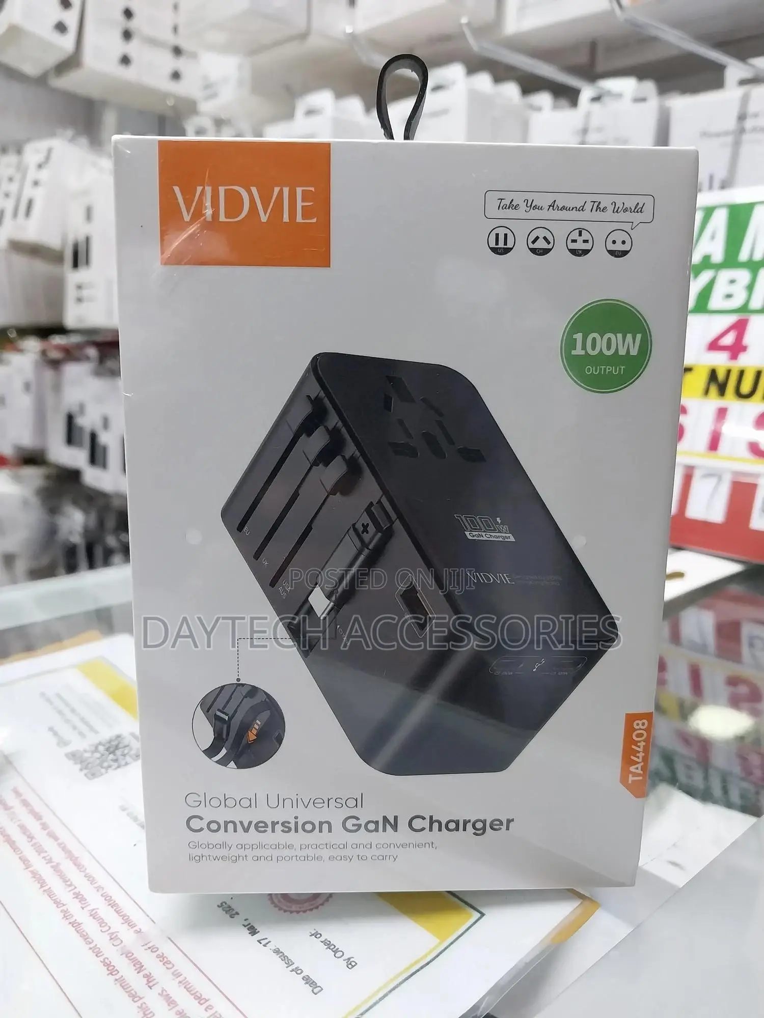 Vidvie Travel Wall Charger Ta4408 Global Universal Adapter
