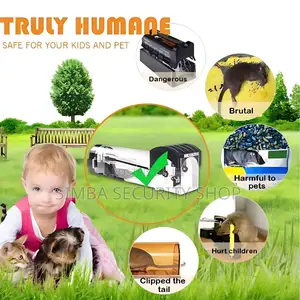 Smart Humane Mouse Rat Trap Cage Plastic Catcher Bait Rodent