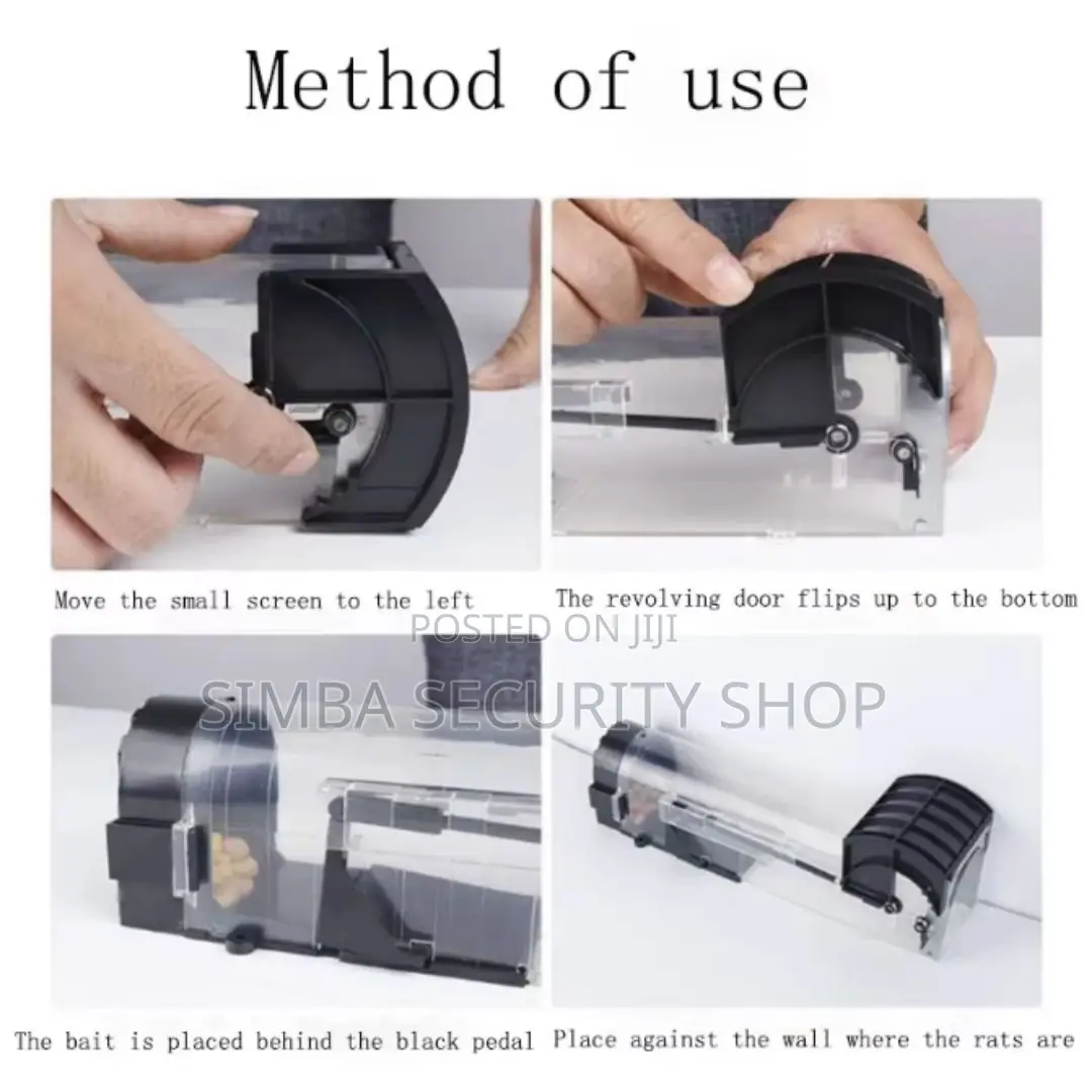 Smart Humane Mouse Rat Trap Cage Plastic Catcher Bait Rodent