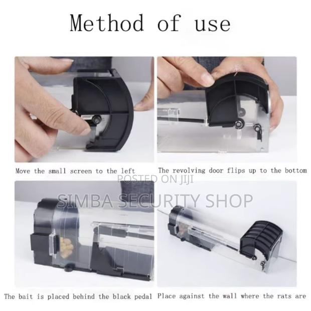 Smart Humane Mouse Rat Trap Cage Plastic Catcher Bait Rodent - thumbnail 5