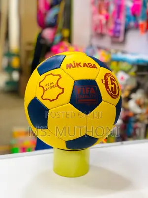 Yellow Genuine Mikasa Leather Size 5