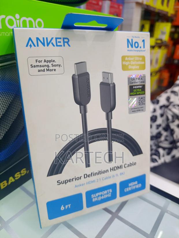 Anker Hdmi 2-in-1 Cable 6ft Hdmi Cable - thumbnail 2
