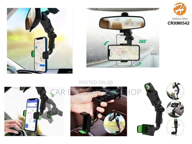Unique Rearview Clip on Cellphone Holder