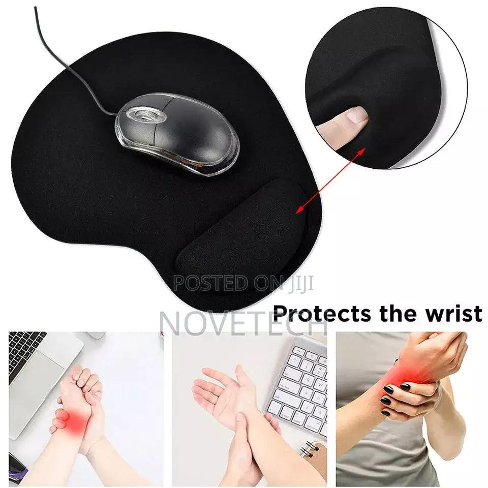 Mouse Pad Wrist Rest Support Ergonomic Pc Laptop Computer