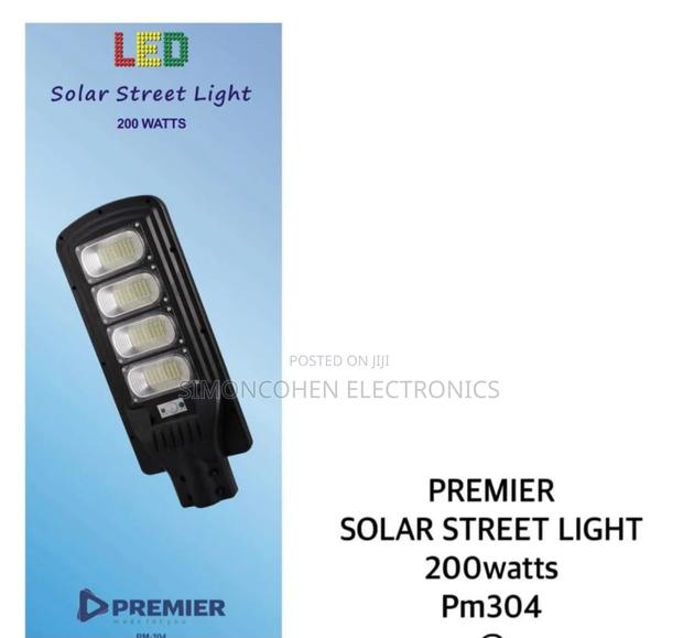 Premier Solar Street Light - main view