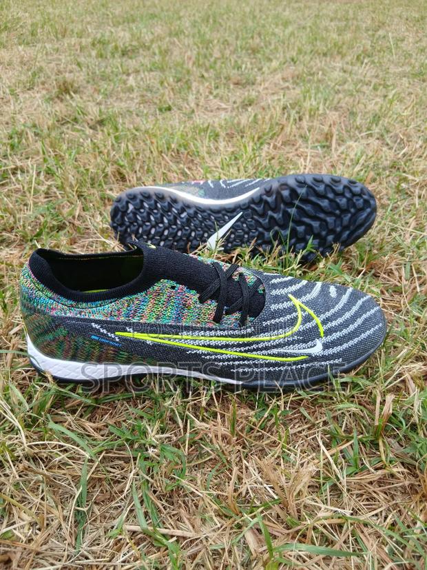 New Nike Gray Phantom Gx Elite Turf Trainers Football Boots - main view