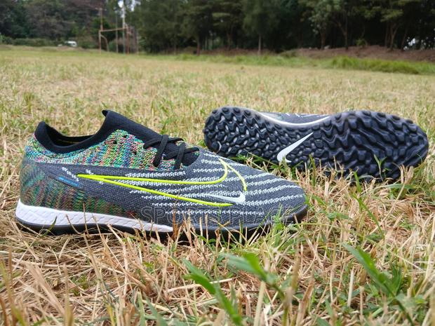 New Nike Gray Phantom Gx Elite Turf Trainers Football Boots - thumbnail 4