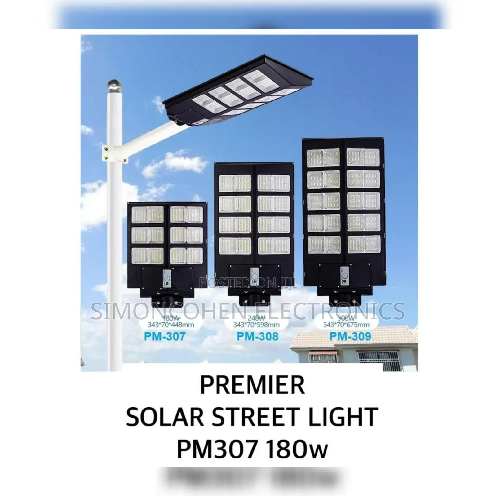 Premier Solar Street Light Pm307