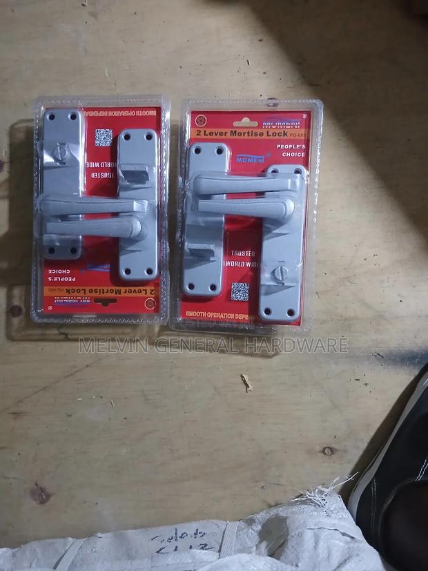 Mortoise Bathroom Lock Silver - main view