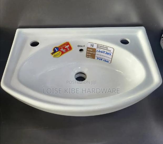 Small Handwash Basin for 2 Taps
