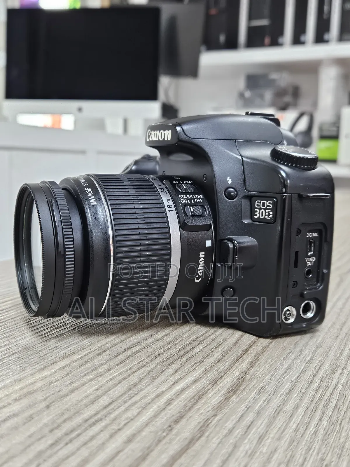 Canon Eos 30d Digital Camera With Canon Ef-S 18-55mm. Nb: No Videos.