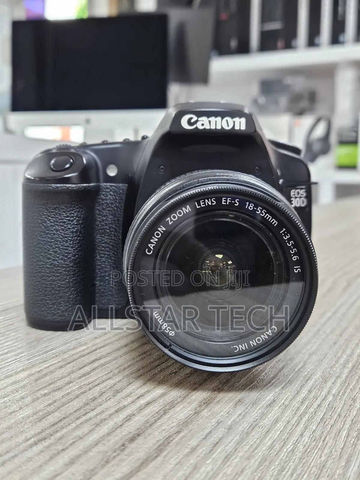 Canon Eos 30d Digital Camera With Canon Ef-S 18-55mm. Nb: No Videos.