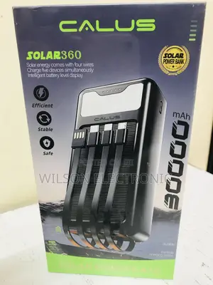 Calus Solar Power Bank. 30,000mah