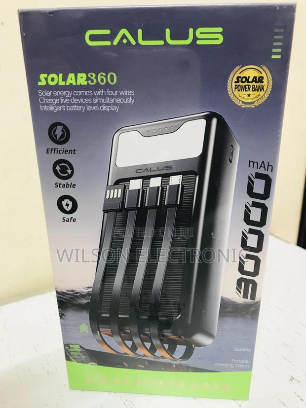 Calus Solar Power Bank. 30,000mah - thumbnail 2