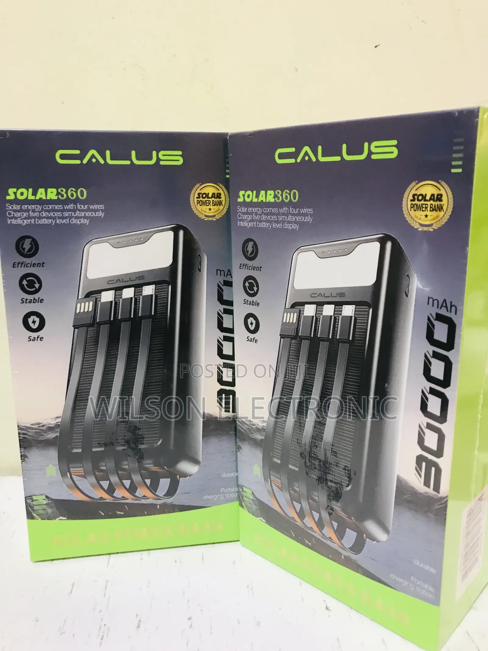 Calus Solar Power Bank. 30,000mah