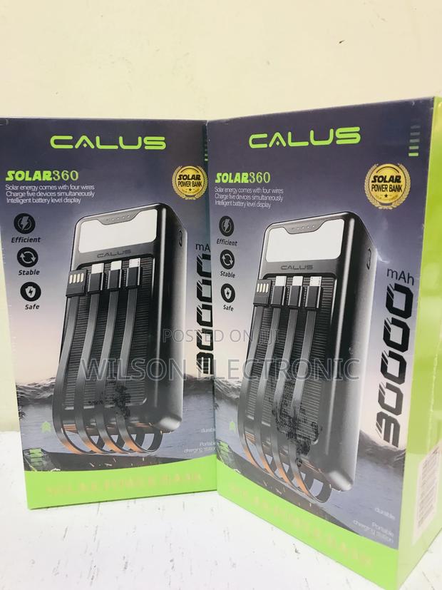 Calus Solar Power Bank. 30,000mah