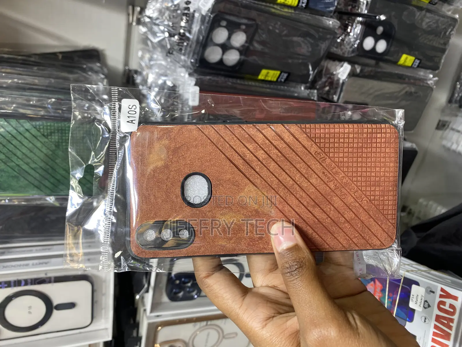 Muzz Leather Back Cover for Samsung Galaxy A10s