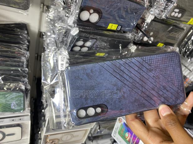 Lemax Samsung Galaxy A02 Pu Leather Style Back Case - main view