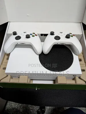 Open Box Xbox Series S With Two Controllers.