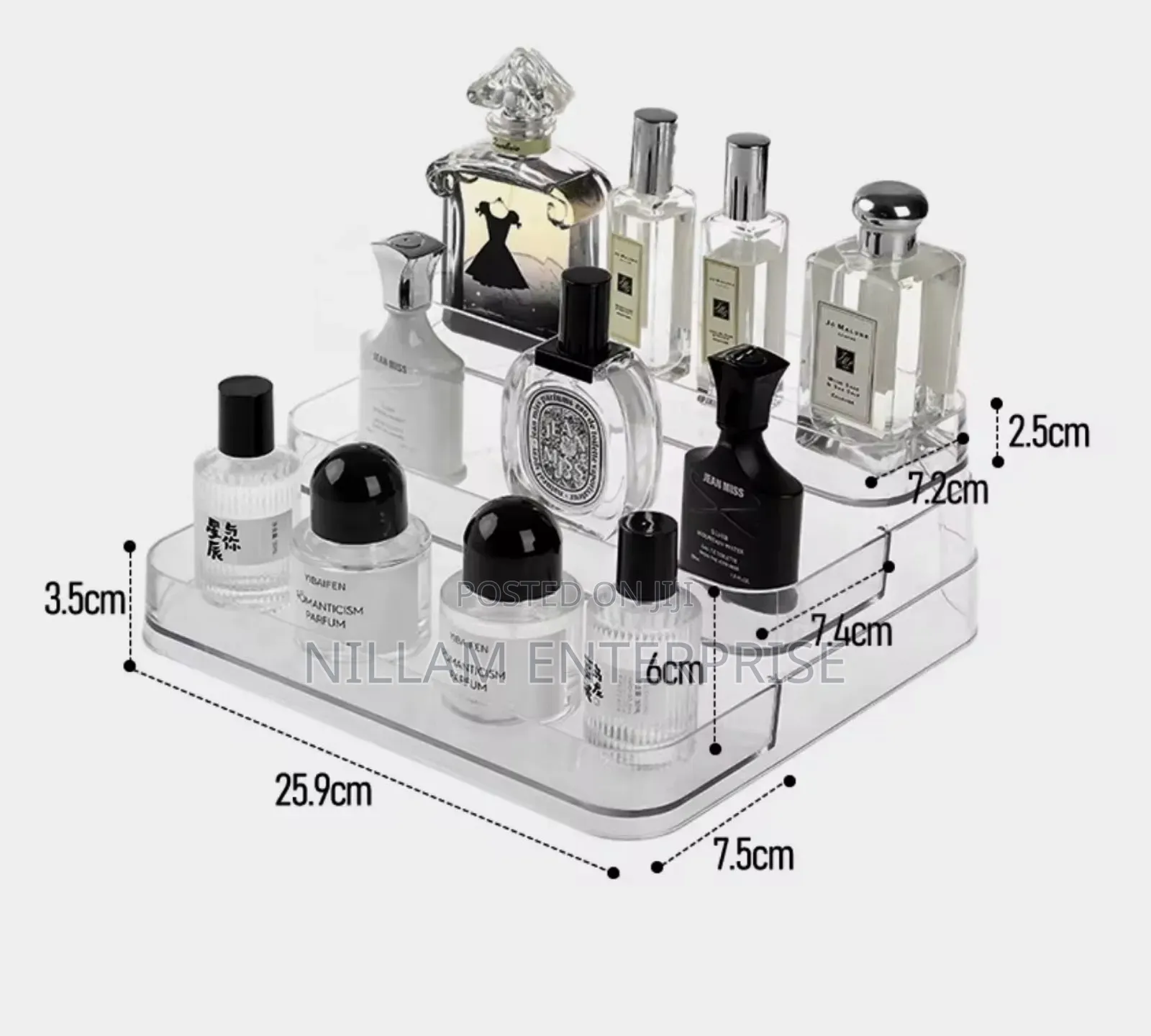 *3 Layer Clear Multipurpose Display Rack