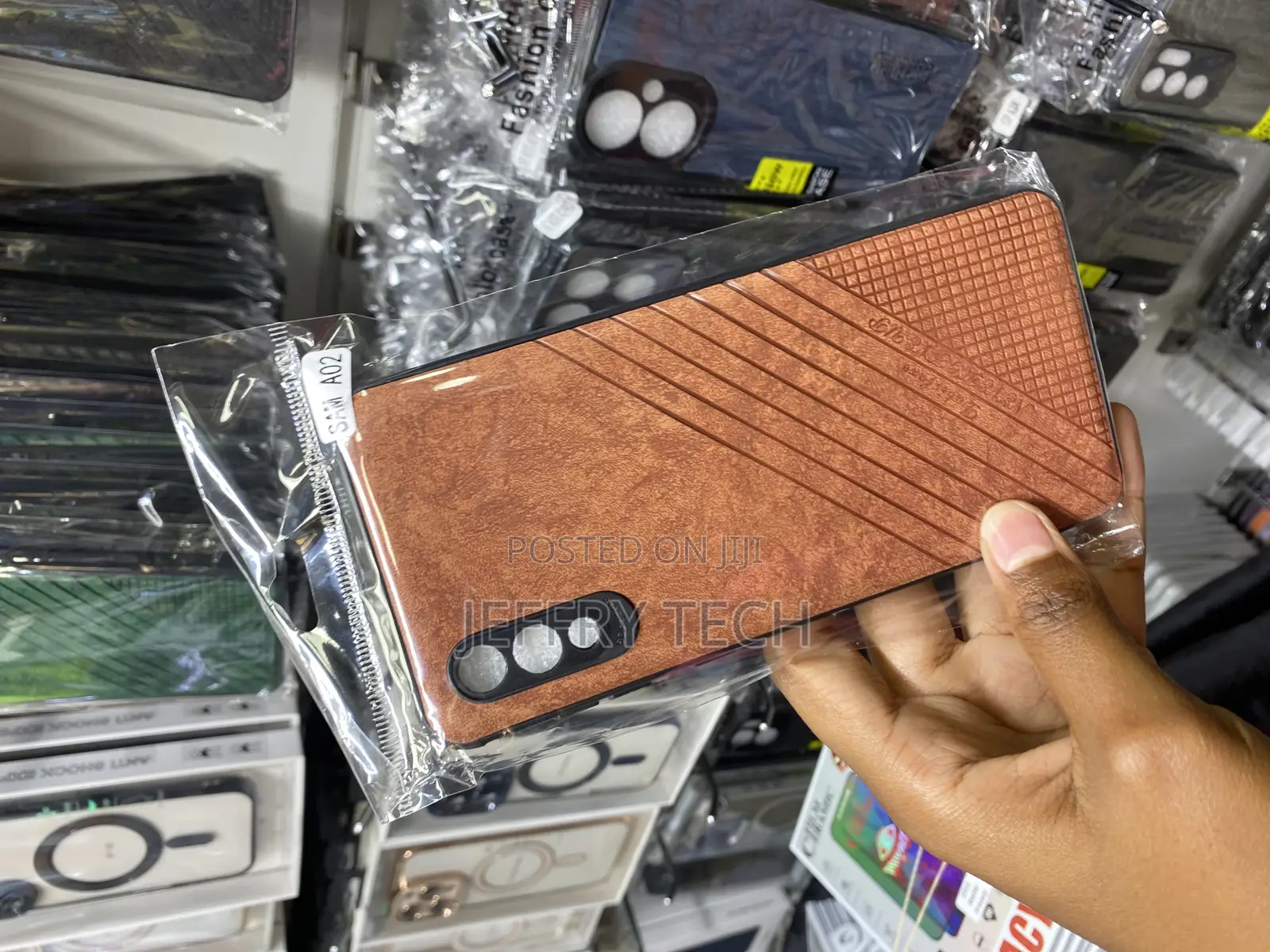 Likeline Samsung Galaxy A02 Pu Leather Style Case