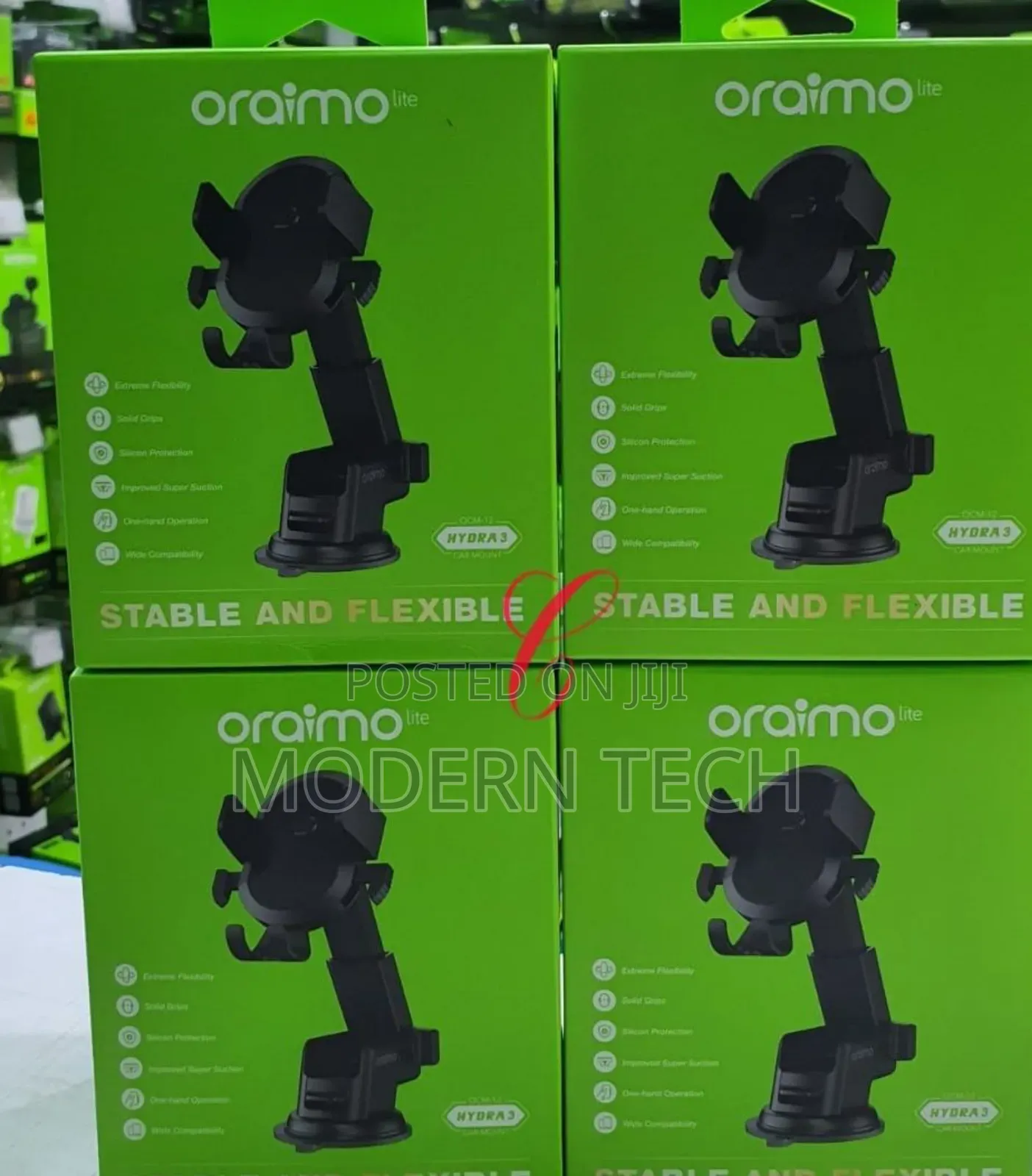 Oraimo Ocm-12 Hydra 3 Universal Car Phone Holder Mount