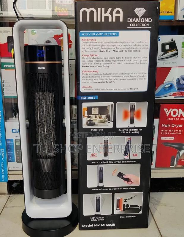 * Ceramic Tower Room Heater With Fan! - main view