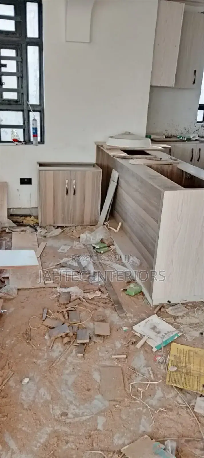 Carpentry Work Kitchen Cabinets Wooden Floors