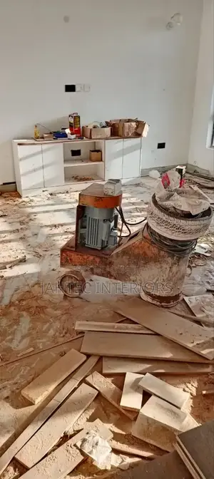 Carpentry Work Kitchen Cabinets Wooden Floors