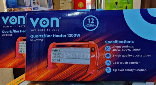 *Von Quartz Heater 1200w