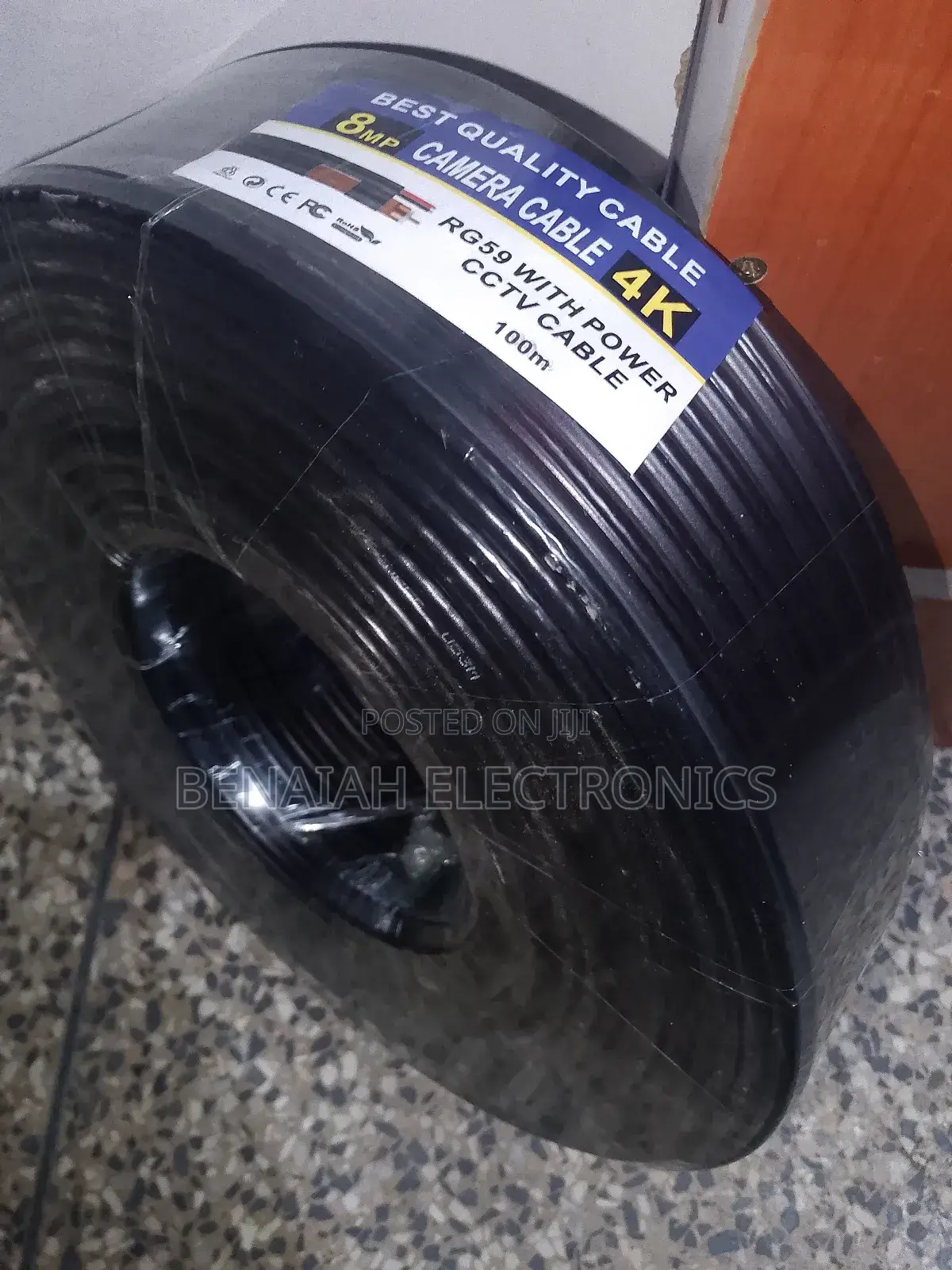 Camera Cable Rg59 With Power CCTV Cable 100 Meters