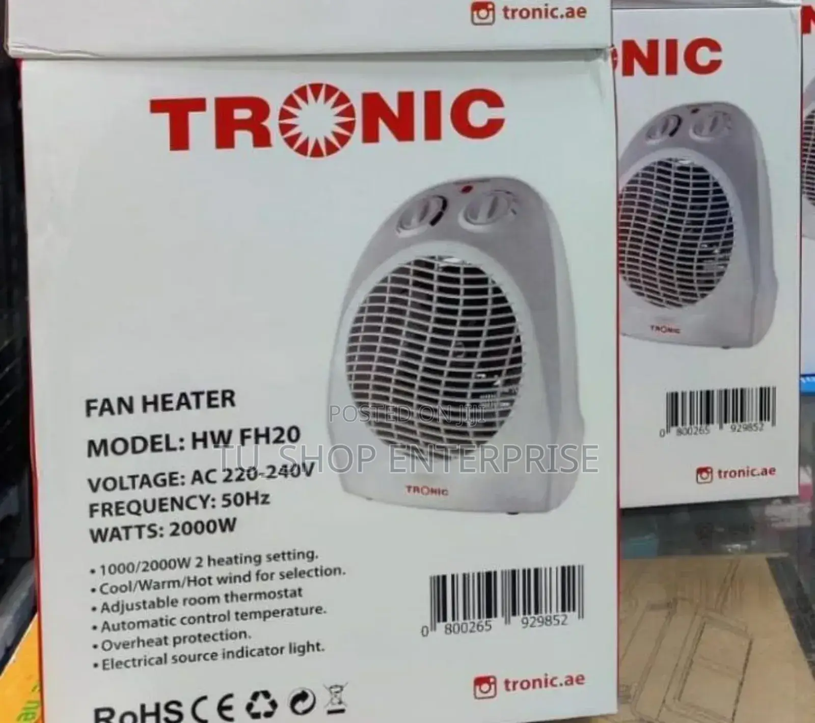 Room Heater!!*Tronic Fan Heater