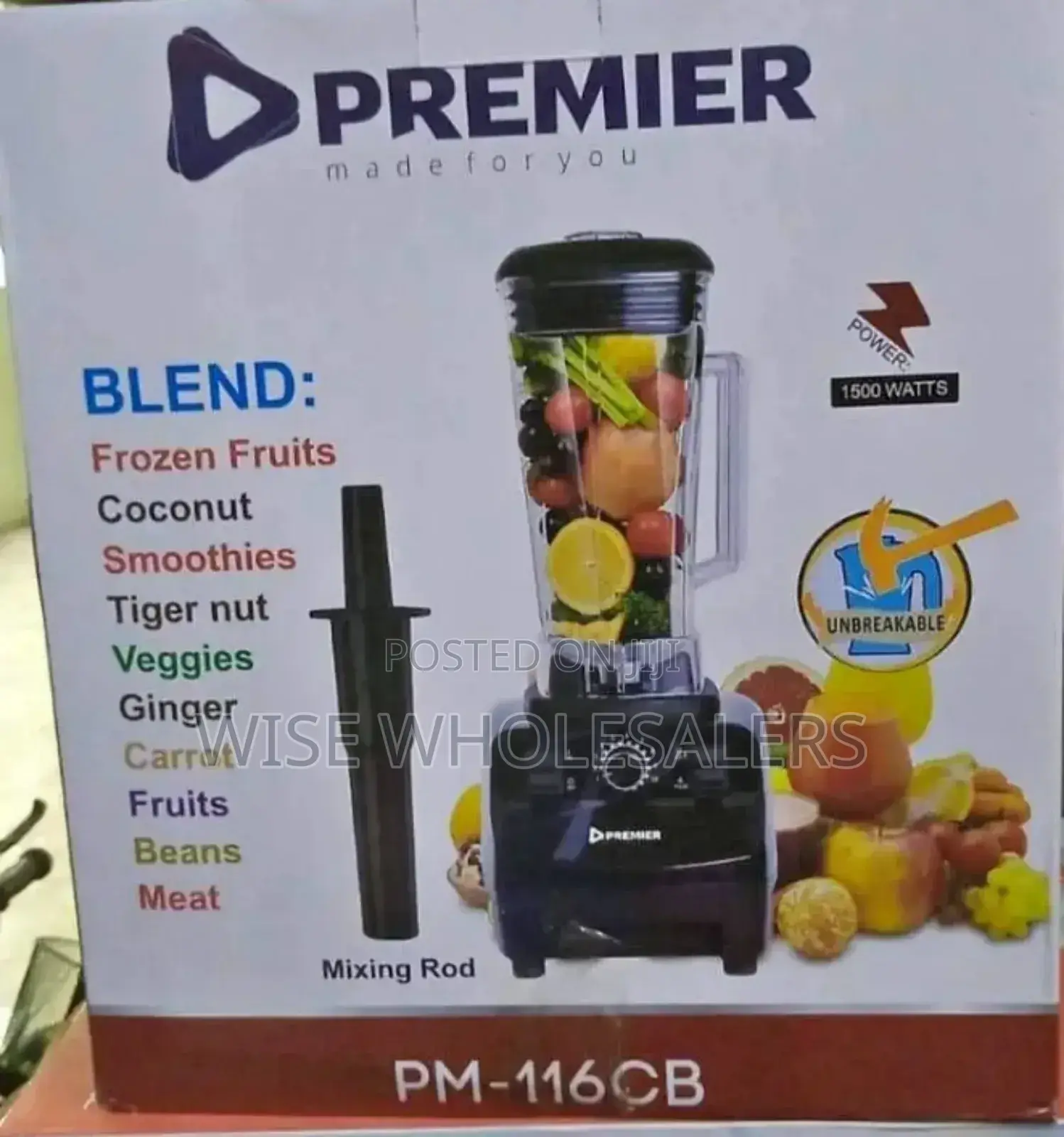 Premier Commercial Blender Heavy Duty