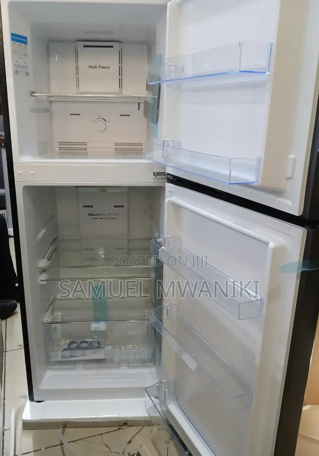 Von Double Door No Frost Fridge 220l - Silver