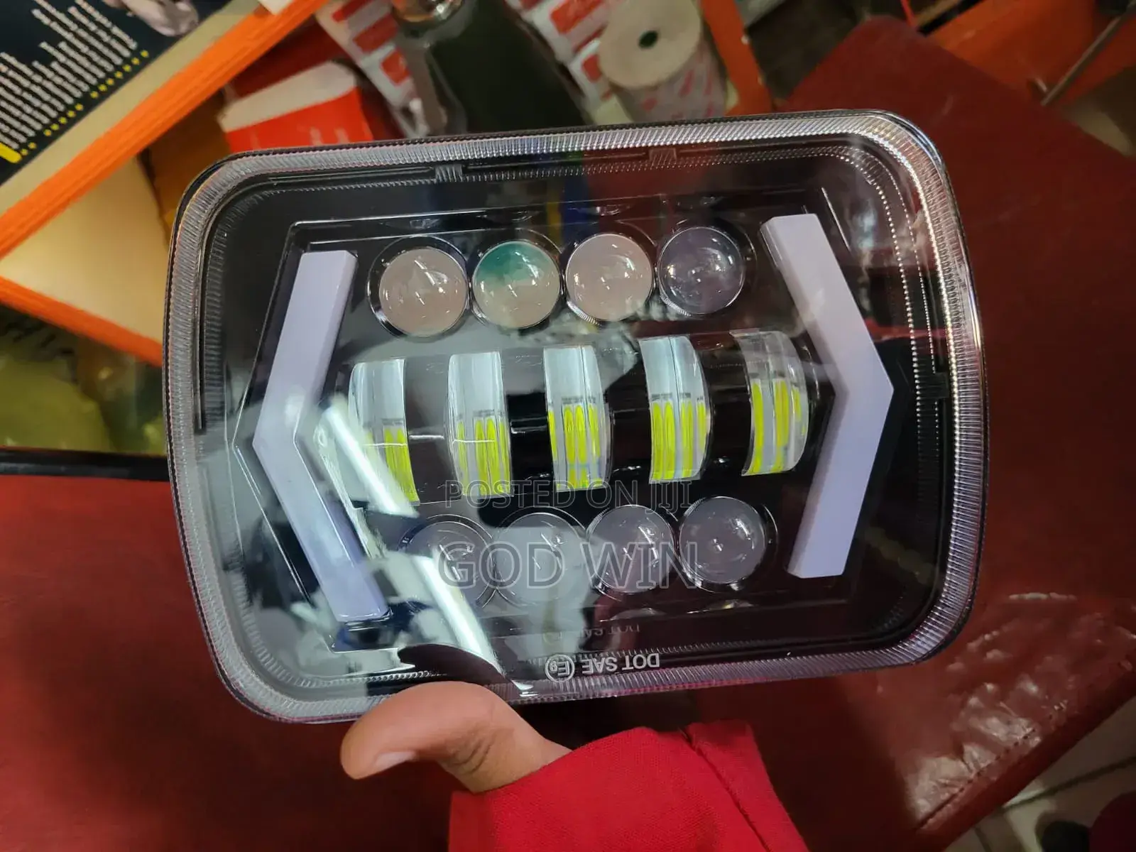 Led Headlights Lamp Digital