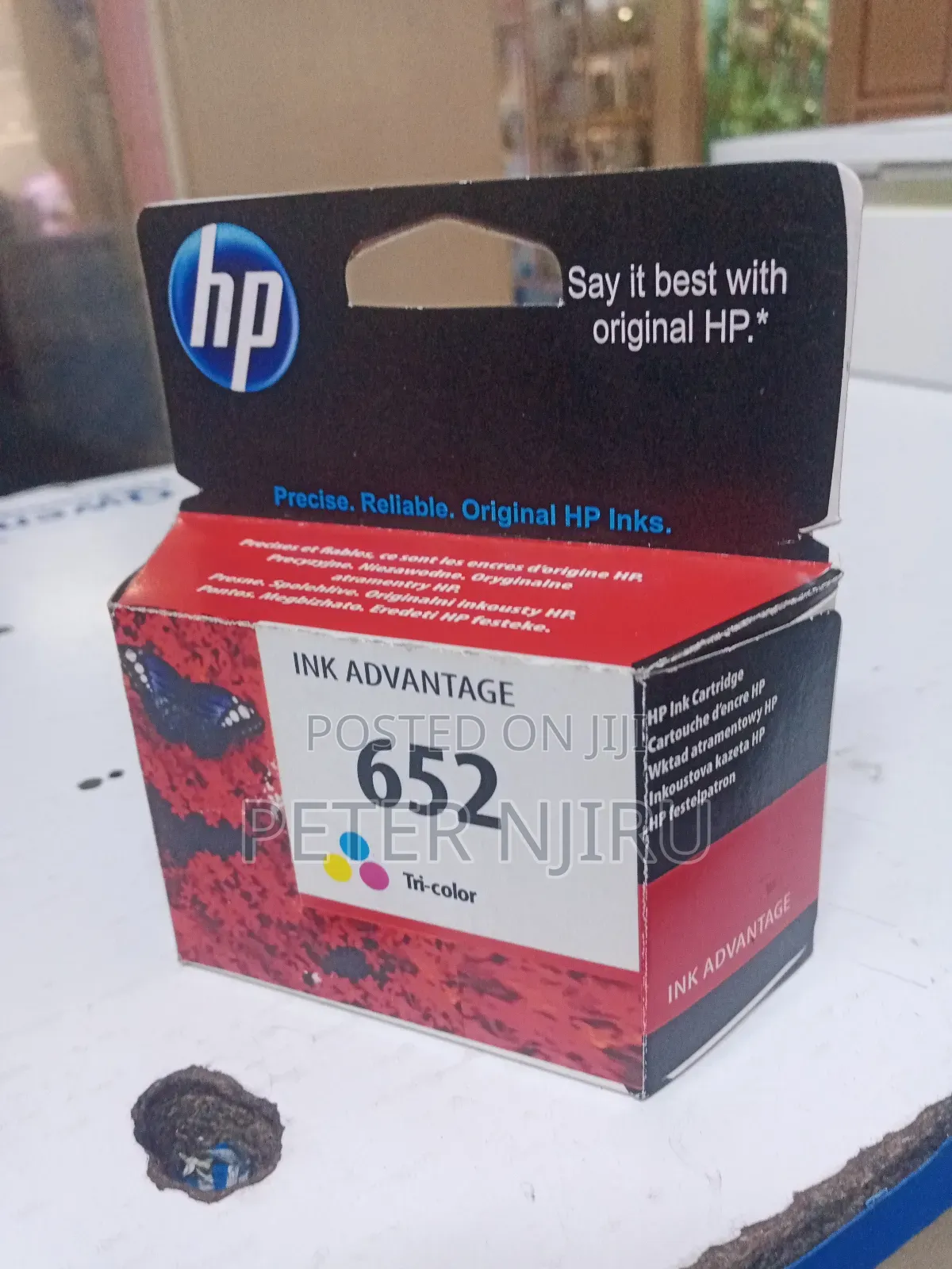 Hp 652 Tri Colour Cartridge Available