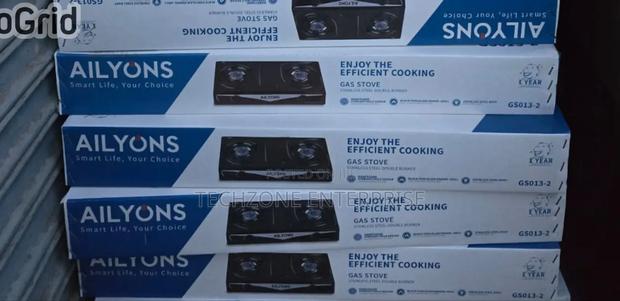 Ailyons Stainless Tabletop 2 Burner Gascooker Auto Ignition, - main view