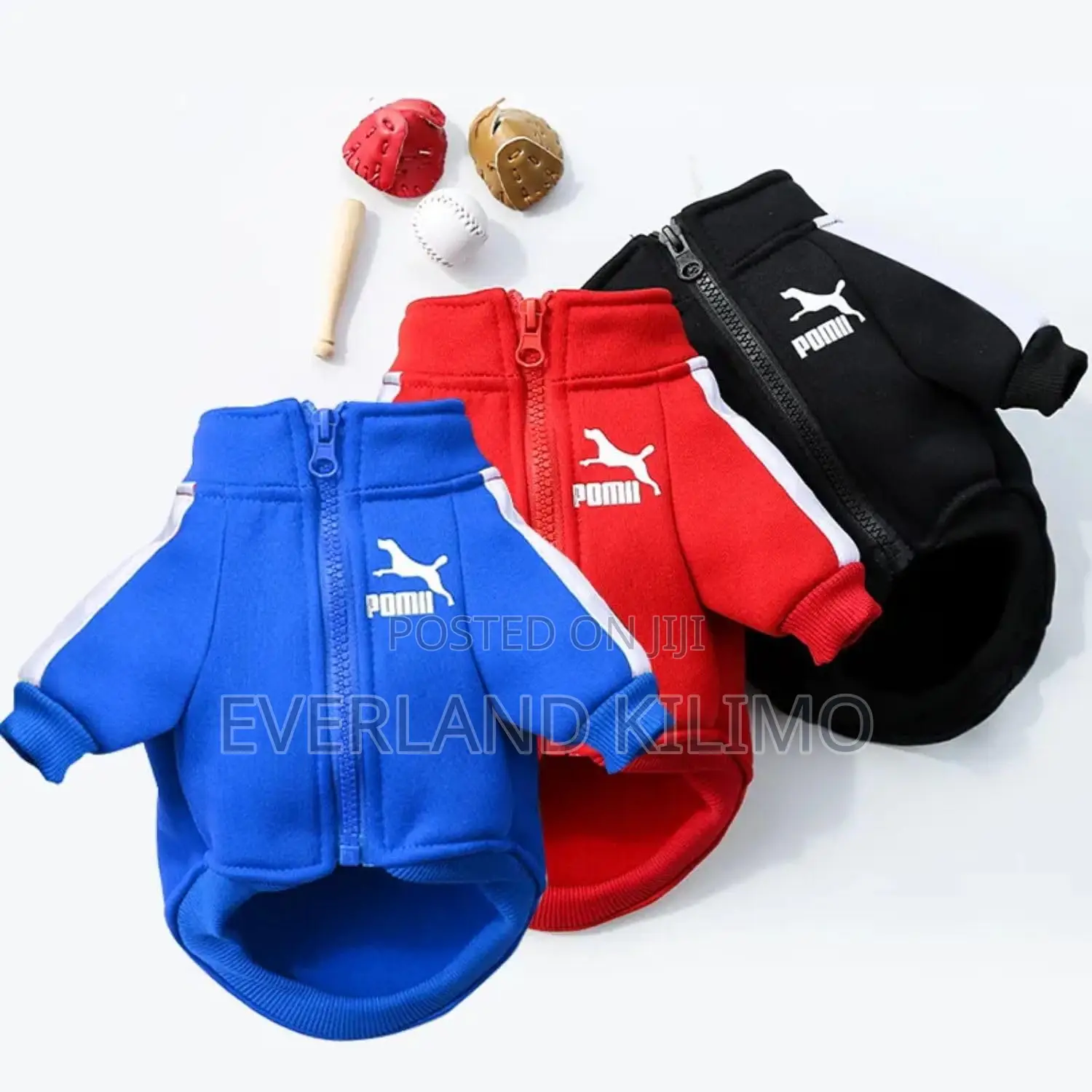 Athletic Dog Zip-Up Clothes