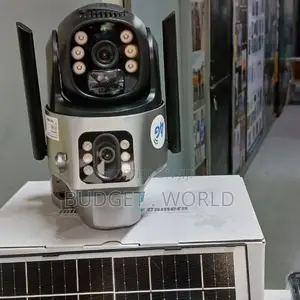 Two-Way Voice Real-Time Intercom Solar Camera V380 Dual Lens
