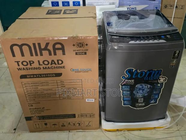 Mika 10kg Fully Automatic Top Load Washing Machine - main view
