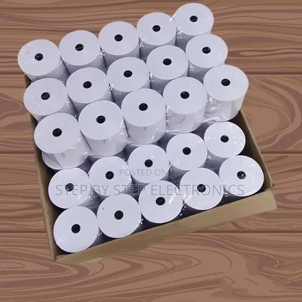 Futuristic 50 Pieces of 80mm by 80mm by 13mm Thermal Rolls