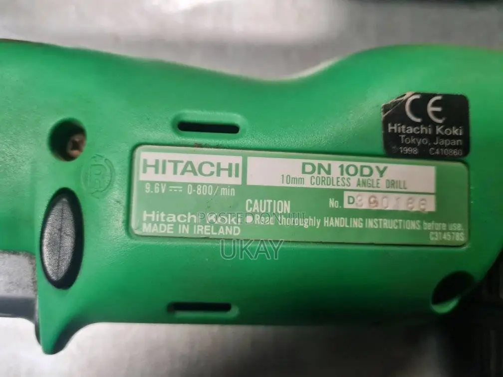 Hitachi Cordless Right Angle Drill.