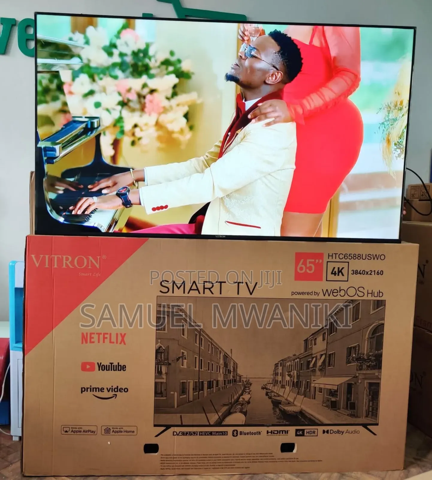 Vitron 65′′ Smart Uhd HDR Frameless Tv Magic Remote Webos