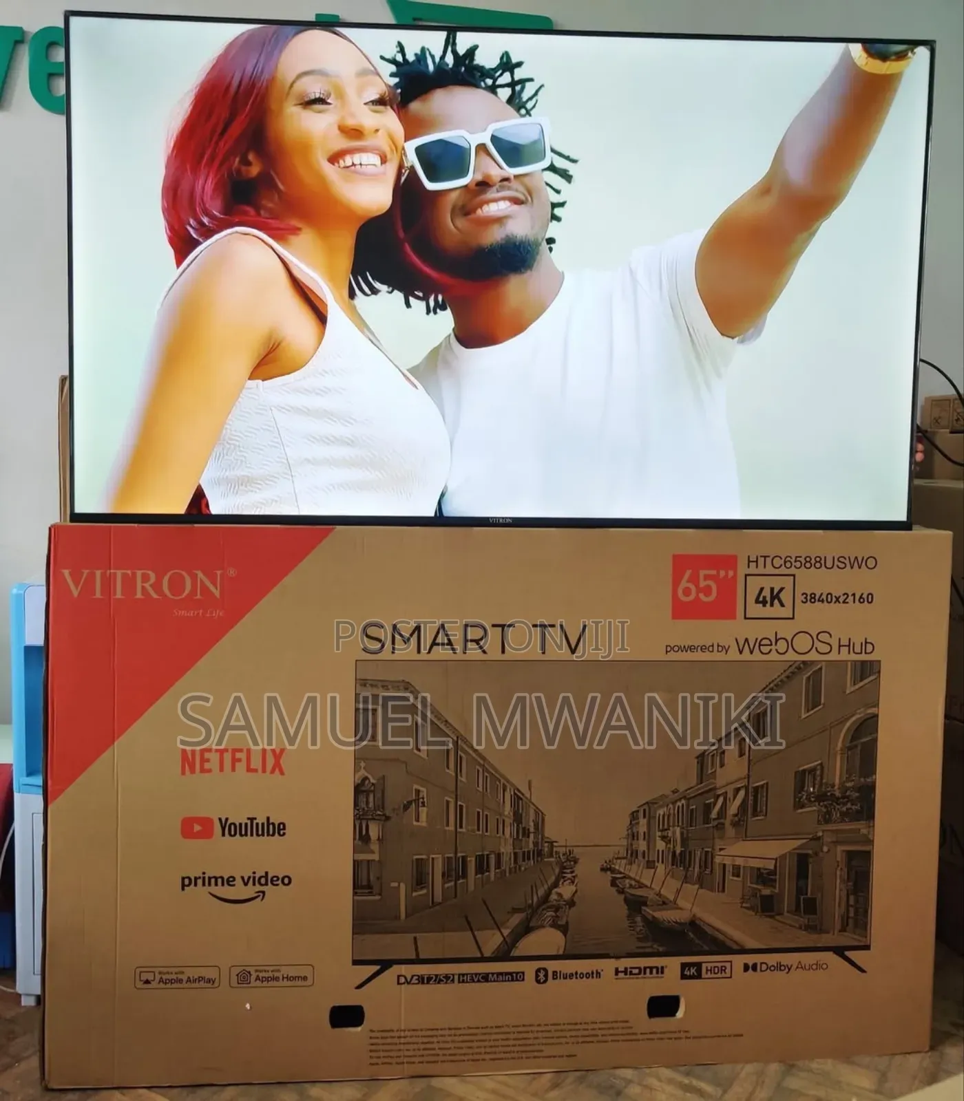 Vitron 65′′ Smart Uhd HDR Frameless Tv Magic Remote Webos
