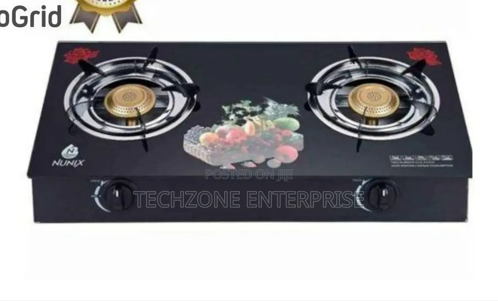 Nunix Tampered Glass Table Top Gas Cooker