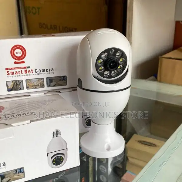 Ptz.Camera V380 Bulb Security Bulb Camera 2.4g 360° PTZ