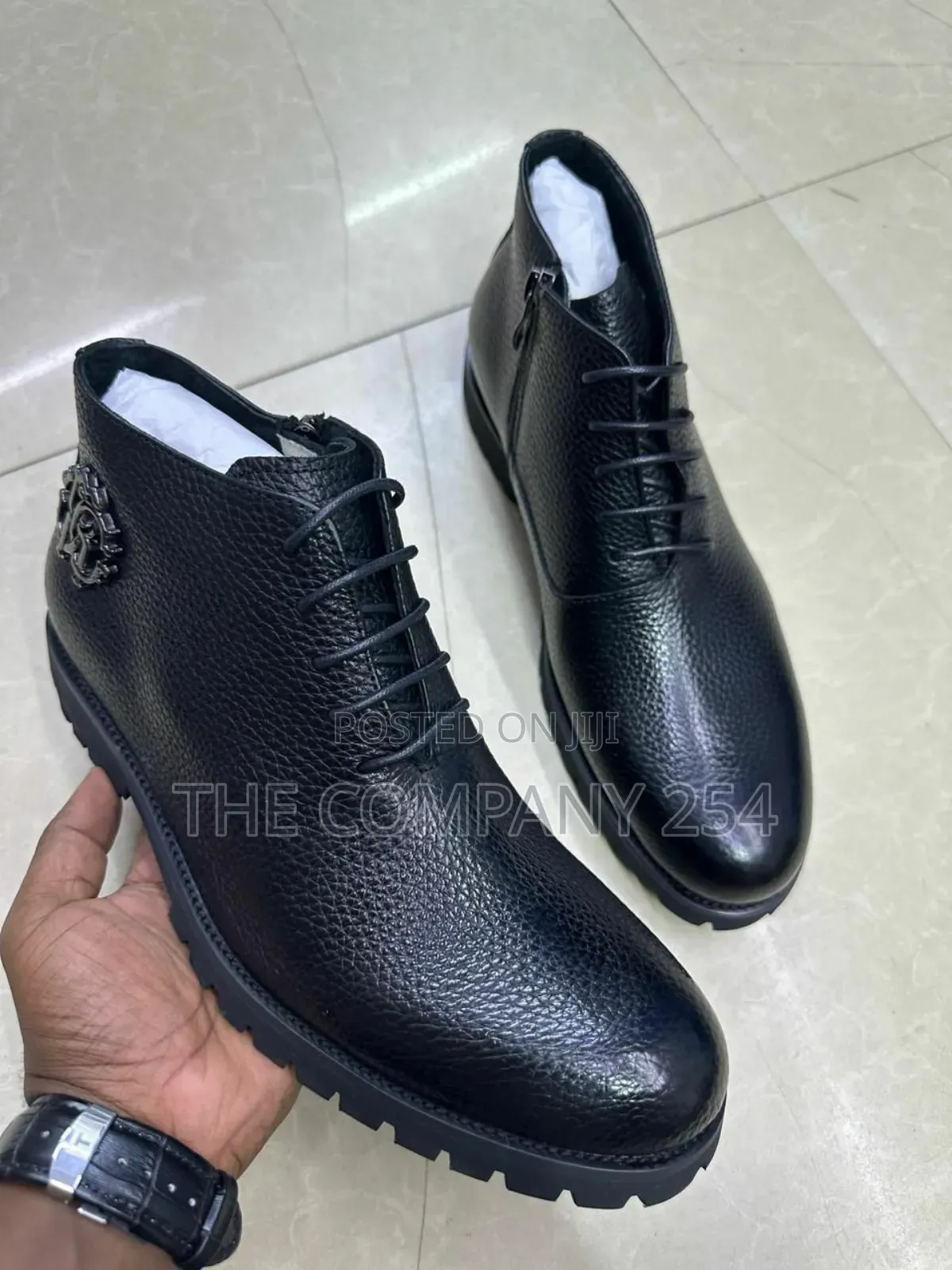 Quality Leather Casual Roberto Official High Boot Shoes