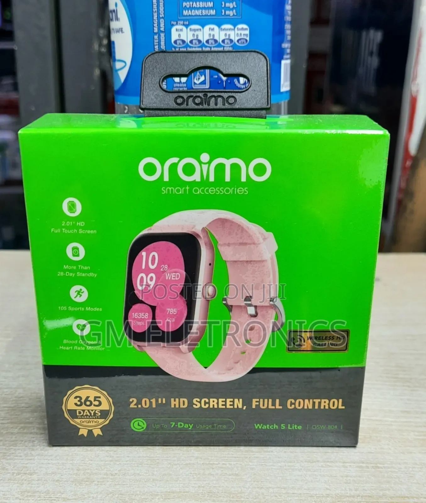 Watch 5 Lite Ip68 Waterproof and Dustproof Smart Watch- Pink