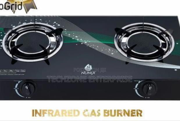 Nunix Infrared 2 Burner Tabletop Cooker Low Gas Consumption,